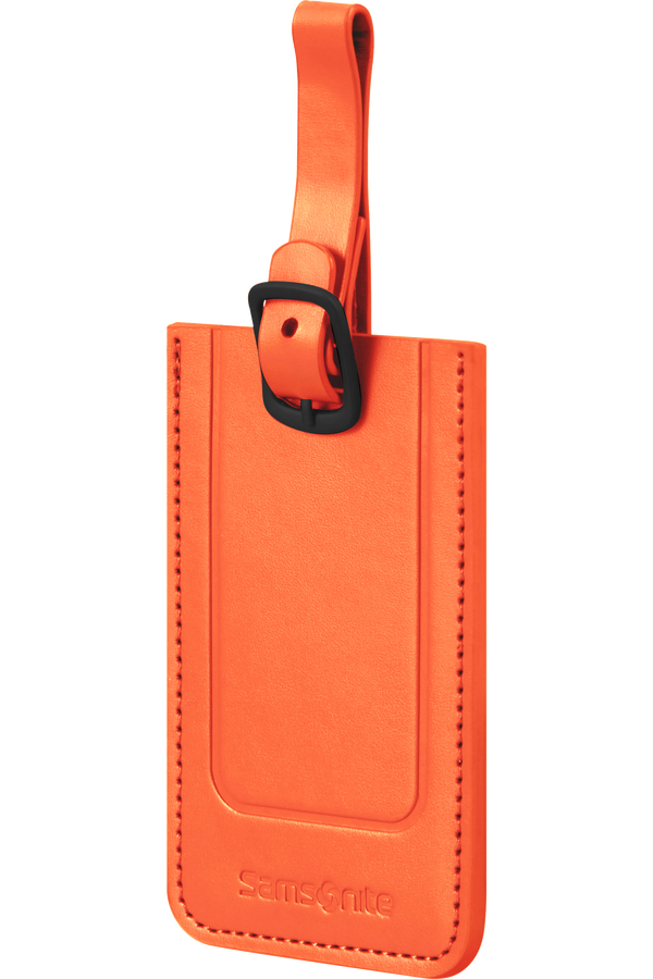 Samsonite Ta Revolution Rectangle Luggage Tag x2  Oranje