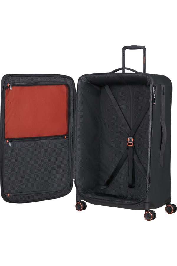 Samsonite Glazed Spinner Expandable 78cm  Zwart