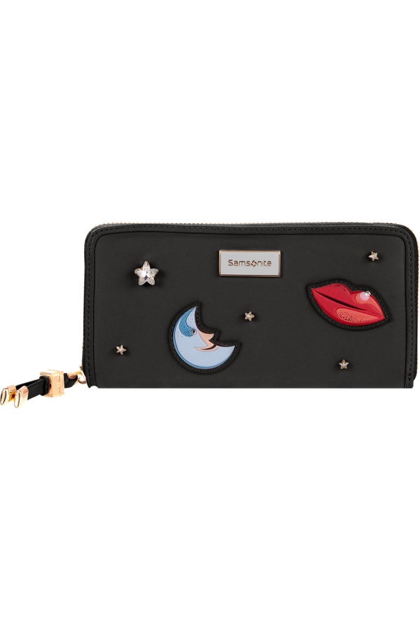 Samsonite Karissa Slg 419 - L Zip Around L SP  Black/Surreal