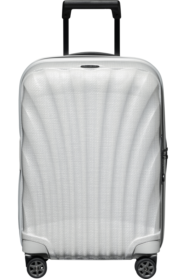 Samsonite C-Lite Spinner Expandable 55cm  Blanc cassé