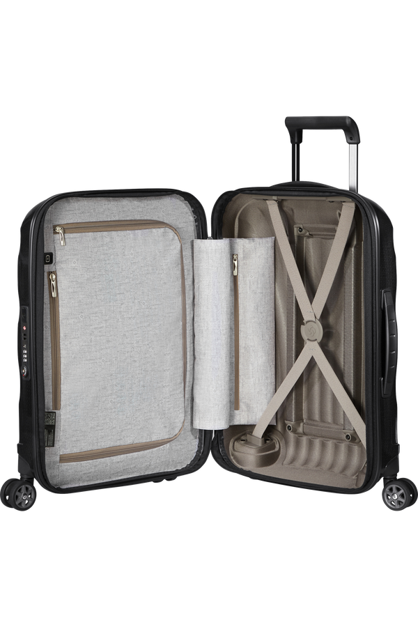 Samsonite C-Lite Spinner Expandable 55cm  Zwart