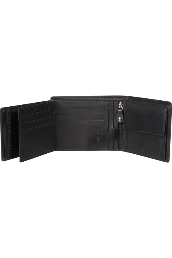 Samsonite Attack 2 Slg 037 - B 9CC+2HFL+ZIP+2C  Zwart