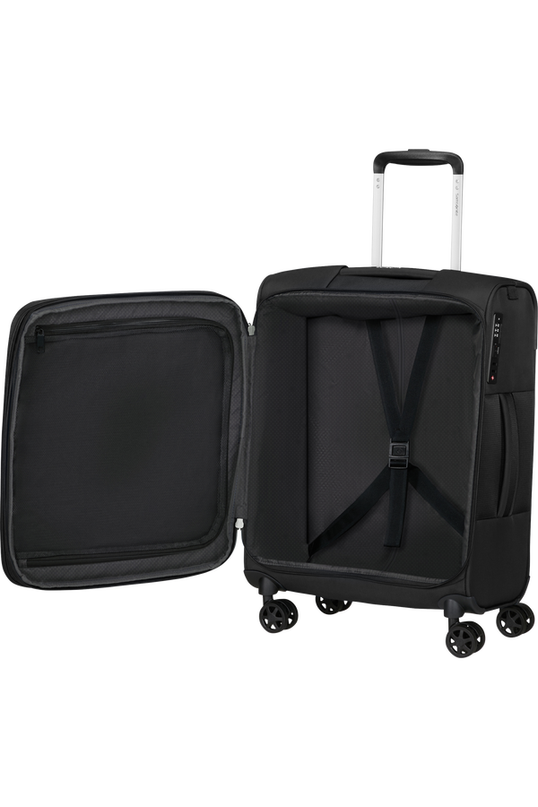 Samsonite GoTwist Spinner Exp 55cm  Zwart
