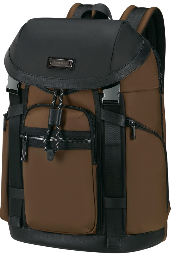 Samsonite Relyon Backpack M 15.6'' with flap  Bruin