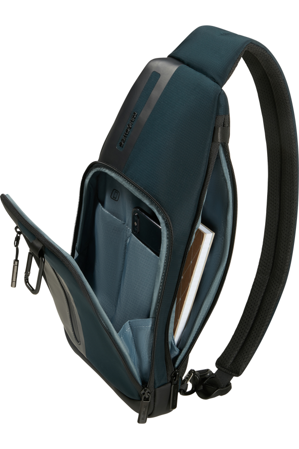 Samsonite Biz2go Slingbag M  Bleu profond