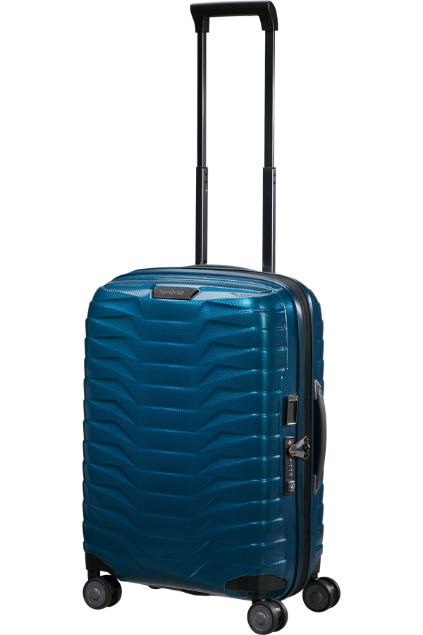 Samsonite Proxis Spinner Expandable Length 40cm 55cm  Bleu p&eacute;trole