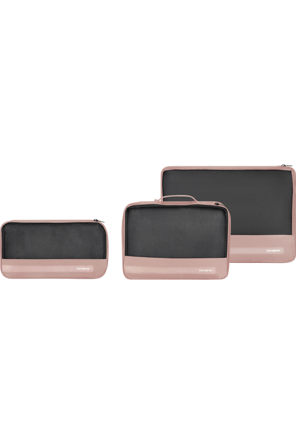 Samsonite Ta Revolution Set of 3 Packing Cubes  Rose