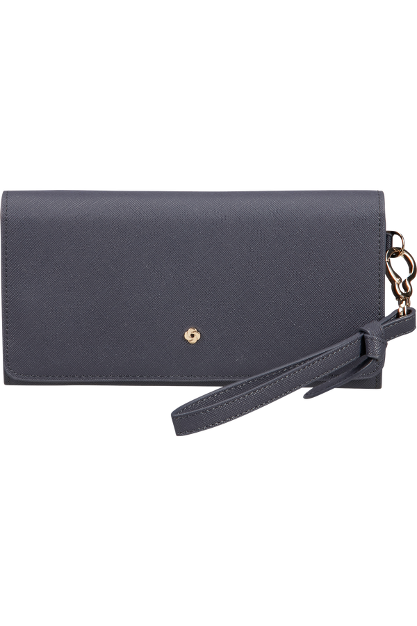 Samsonite My Samsonite Slg L W 14cc+2w+2z Coin  Grey Blue