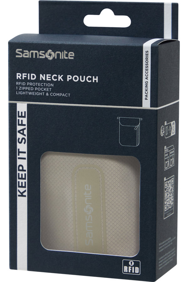 Samsonite Ta Revolution RFID Neck Pouch  Eclipsgrijs