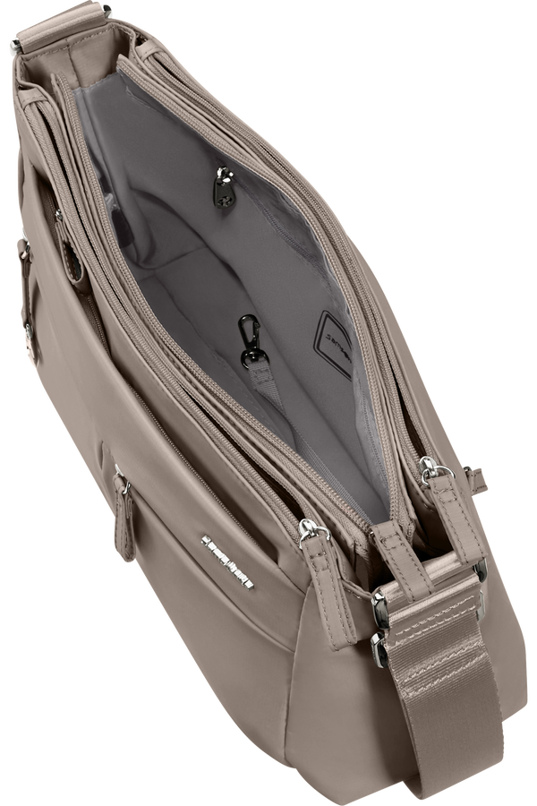 Samsonite Move 5.0 Horiz. Shoulder Bag + Flap  Warm Taupe